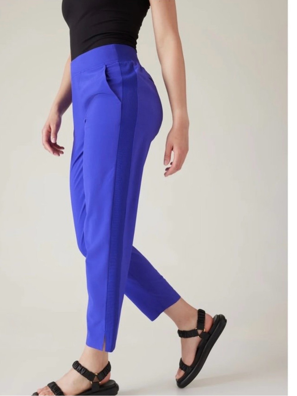 Athleta NWT Brooklyn Pant 4 Tall Lazurite Blue